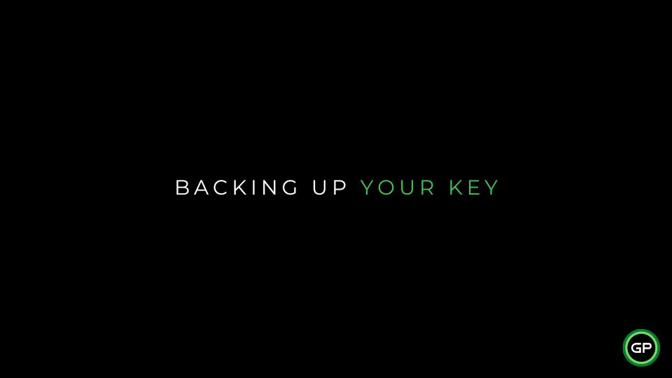 Video thumbnail: How to Backup Your BCH Bull Key
